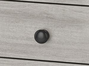 Sikaic Grey Nightstand with 3 Drawers & Charging Station Modern Bedside Table 2 USB Ports 2 Outlets for Phones Tablets Ideal for Bedroom Essentials