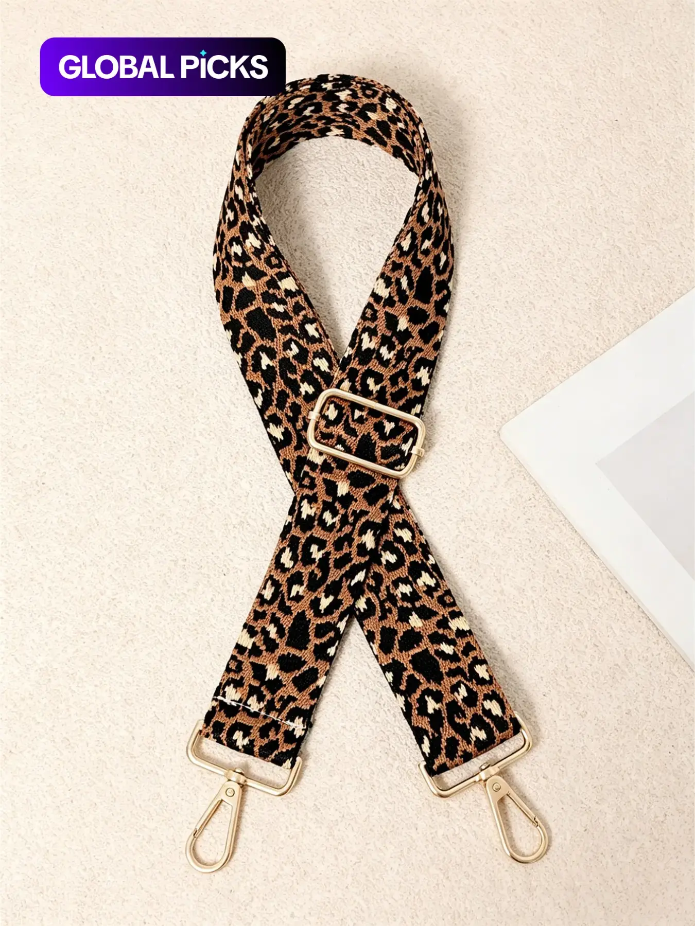 Leopard Pattern Crossbody Strap, Adjustable Shoulder Strap for Handbags, Purse Accessories, Fashion Replacement, Suitable for Women's Bags and Wallets #GLOBAL PICKS
