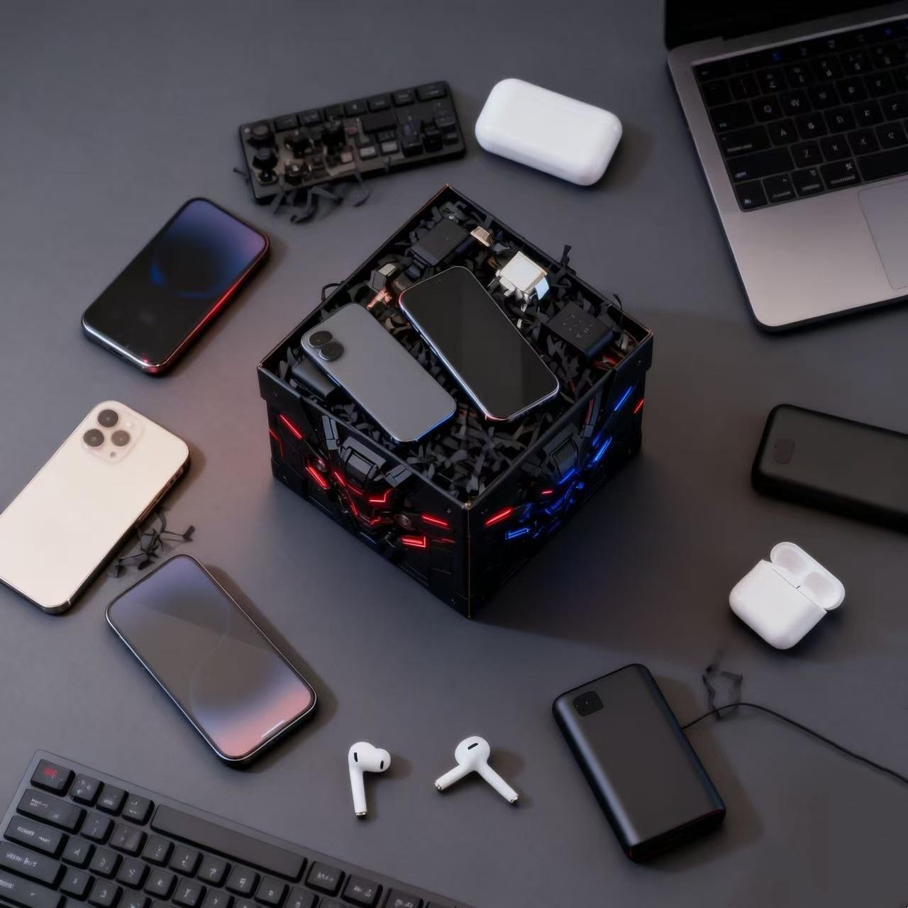 Final Stock! Only 2 Left! Mini Tech Mystery Box – Random Wireless Earbuds Included! Unbox Cool Surprises, Durable Style, Buy Before Sold Out!
