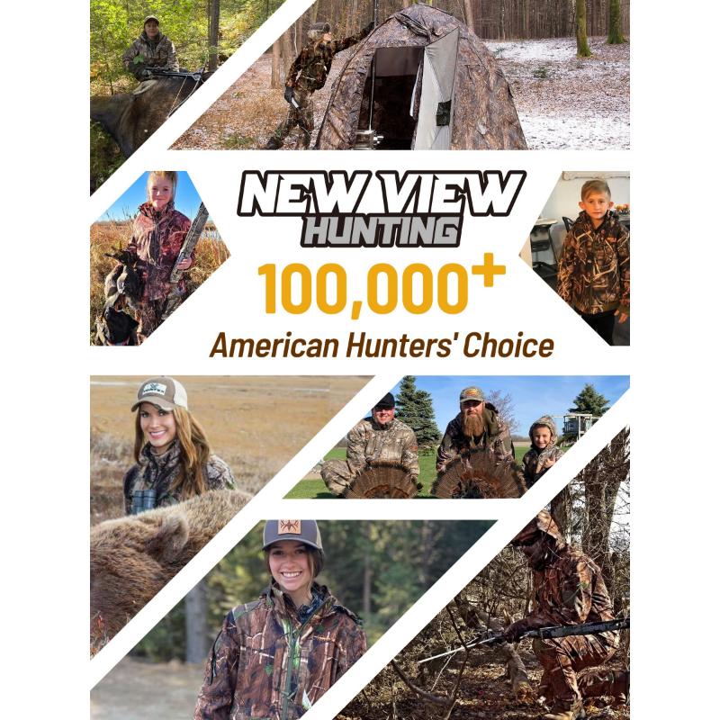 NEW VIEW Womens Camo Hunting Pants: Ultimate Silence For Unseen Tracking Adventures, Lightweight Hunter Pants For Deer, Duck & Turkey Hunting