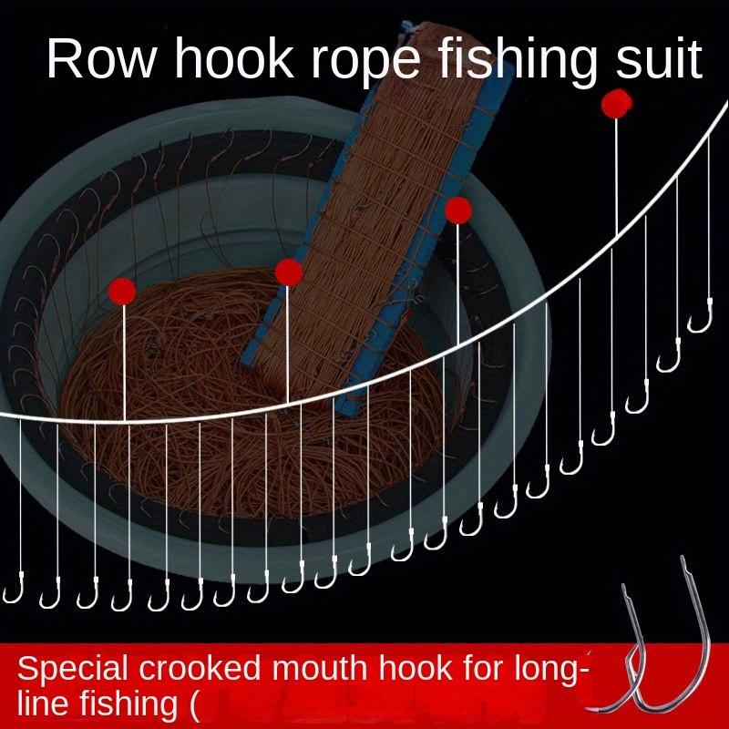 Fishing, fishing line hook, longline hook, string hook, longline fishing hook, complete set of line fishing hooks, 150 meters with 100 fishing hooks