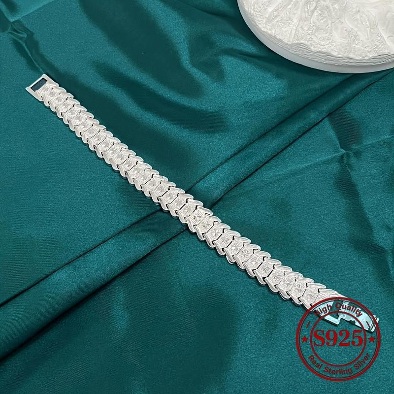 Silver Creative 12mm Coin Wide Bracelet - simple and elegant - Allergy-proof - perfect for everyday wear and parties - the perfect fashion jewelry gift bangle healing  jewelry