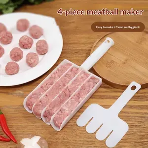 Meatball Maker Four-in-One Meatball Making Tool Kitchen Fishball Press Meatball Mold Shrimpball Mold