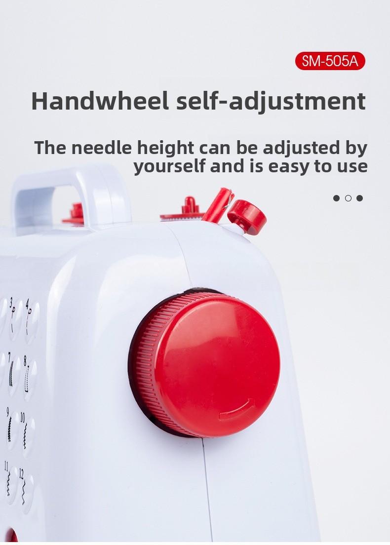 Aolai505 Household Sewing Machine Compact Hemming Buttonhole Straight Line Sewing