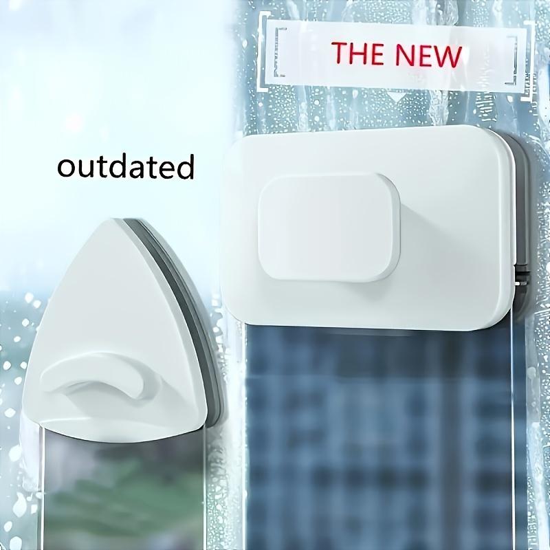 Magnetic Window Cleaner Tool, Double-Sided Strong Magnet, Safe & Practical Glass Wiper, Reusable, Suitable for Glass Thickness 3-10mm Cleaning