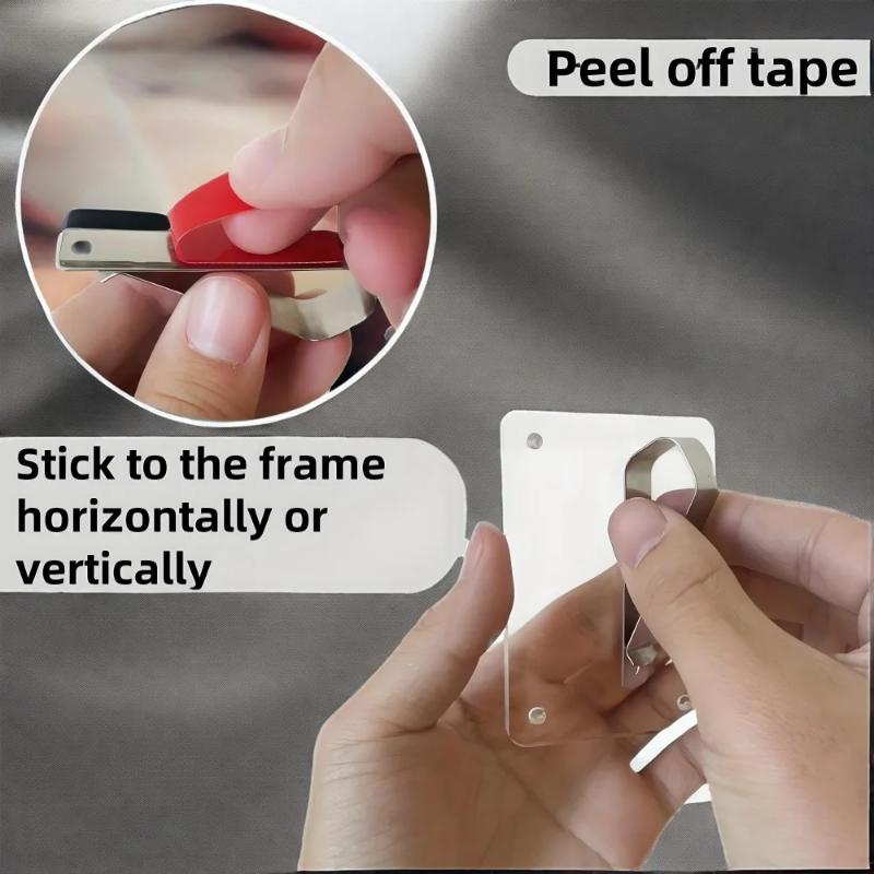 Universal Vertical Car Sunshade Photo Frame Clip & Magnetic Polaroid Visor Holder - 5x7 Acrylic/PVC Display Decor Accessories