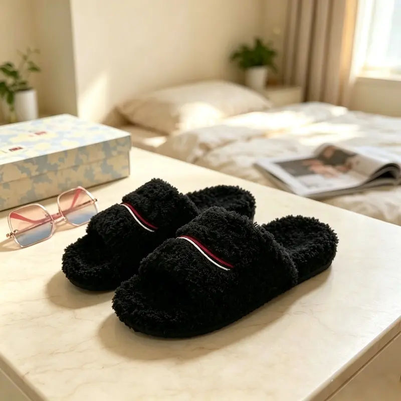 Men & Women’s 2026 New Luxury Fuzzy Platform Slippers, Cloud Memory Foam with Arch Support, Machine Washable, Multi‑Color & All‑Season. Versatile Unisex Slides for Casual Sports, Home, Travel & Daily Walking
