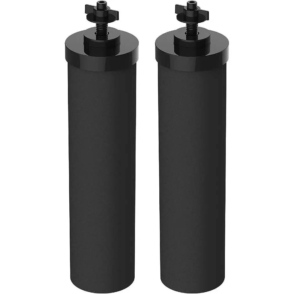 Gravity Water Filter, Replacement for Berkey BB9-2 Black Carbon Filters, Waterdrop Gravity Filter System, NSF/ANSI 42&372 Certified, 2 Pack
