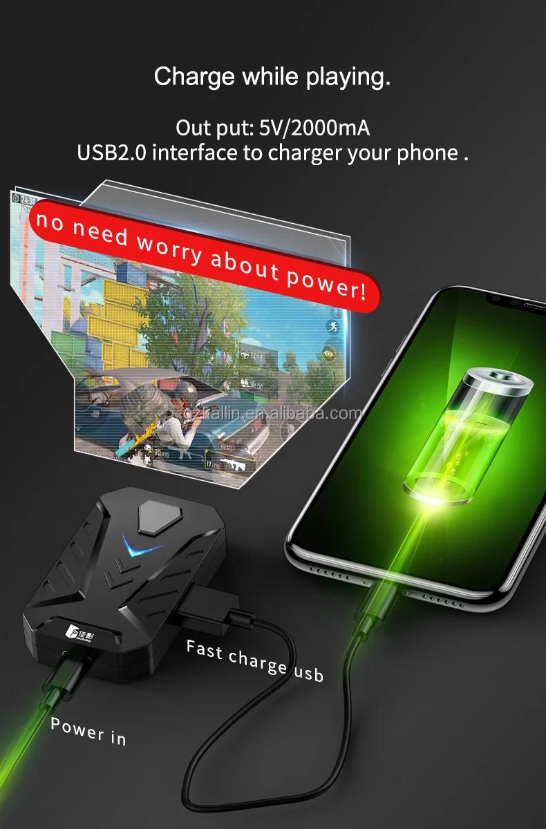 MOBIBLOOM 4-in-1 Mobile Game Keyboard for Android  - Wired Connection, Converter, F6 Keyboard, G2 Gaming Mouse, Ideal for Mobile Gaming，One-Handed Keyboard  Control