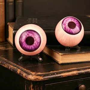 2026 New Halloween Realistic Eyeball Ornaments, Resin Creative Desktop Home Decor Eye Props
