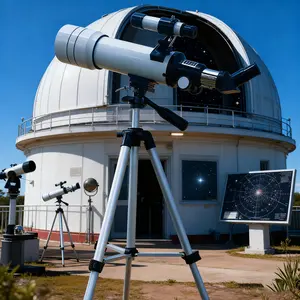 Professional astronomical telescope, with a maximum magnification of 350 times, equipped with a viewfinder and a tripod, is very suitable for outdoor camping and observing the moon and space