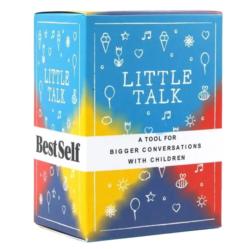 Little Talk Conversation Cards, Parent-Child Interaction Game, Family Activity Tool, Thought-Provoking Questions for Kids, Home Bonding Card Set, Card Games For Families
