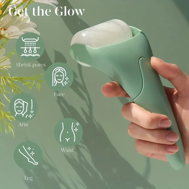 1pc  Large Ice Roller For Face Eyes, Face Massager Roller For Reduce Puffiness & Tighten Skin, Women Gifts, Facial Roller