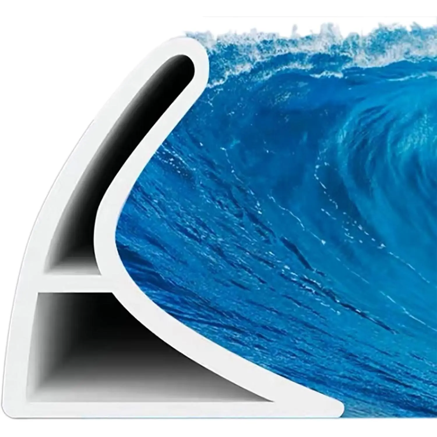 78" Shower Threshold Water Dam Barrier|3cm High Flexible Door Seal Strip|Leak-Proof Shower Dam&Bottom Seal|Self-Adhesive Water Guard for Dry/Wet Separation (Bathroom, Kitchen)