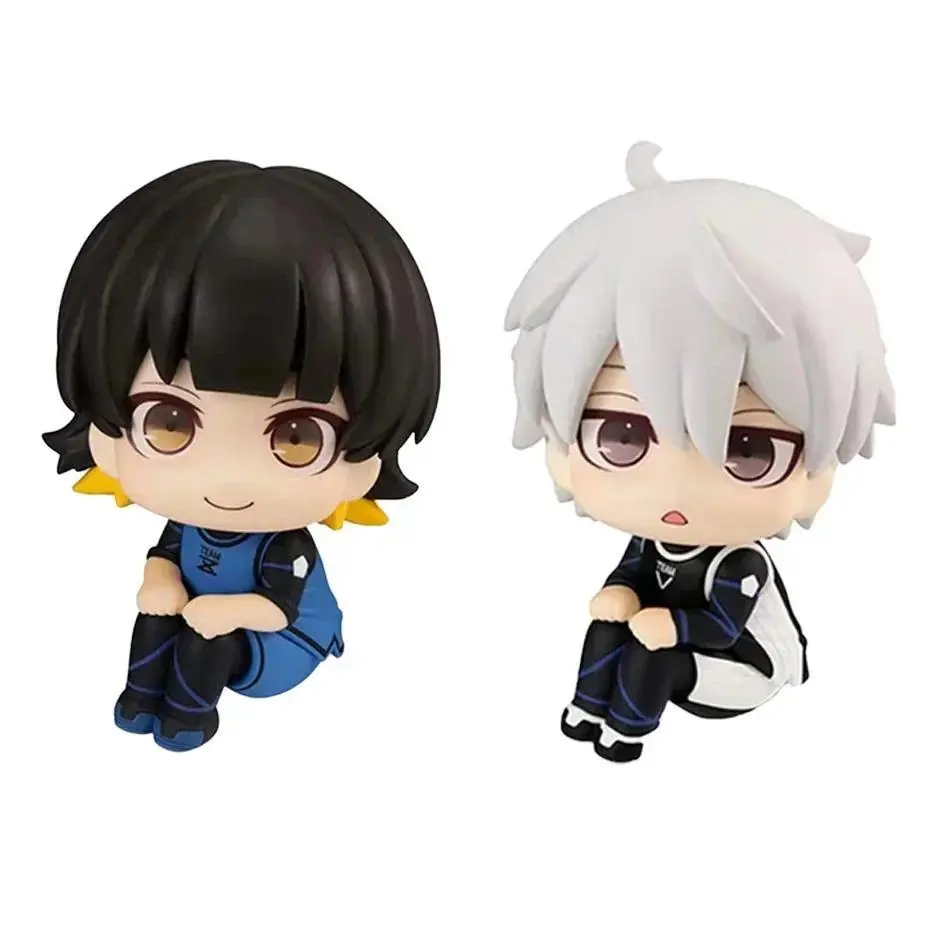 Isagi Yoichi Doll Blue Lock Action Figures toy Q Version Chigiri Hyoma Bachira Meguru Nagi Seishiro Figure PVC Ornament Toys