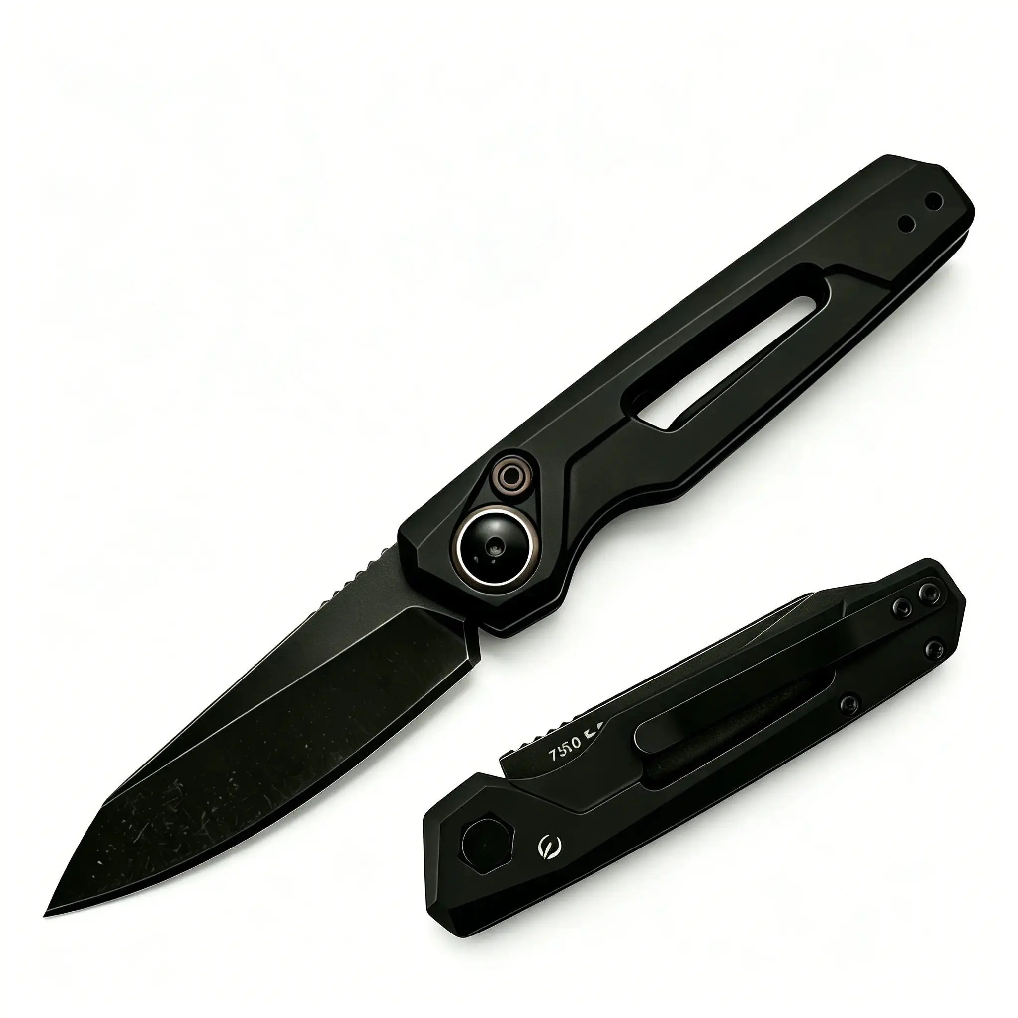7550 Multifunctional Folding Tool Knife,Festival Gift Aluminum Alloy Handle Folding Pocket Knife | Outdoor Camping EDC Pocket Knife, Perfect for Everyday Carry, Camping, Hiking and Survival, Parcel Opening Knife, Fruit Peeling Knife, Ideal Gift for Him