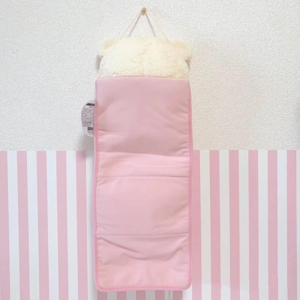 Kawaii Rilakkumas Wall Hanging Storage Bag Cartoon Rilakkumas Bear Door Hanging Bag Large Capacity Sundries Storage Bag Gift