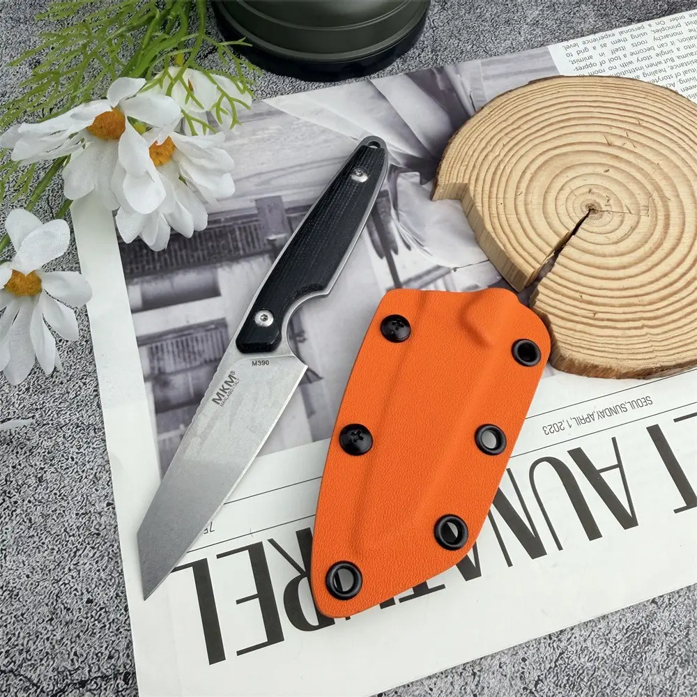 New Hiking and Camping Fixed Blade Knife with Sheath, 8cr13mov Blade, Micarta Handle, Durable Tool, Everyday Carry, Fishing, Camping Knives