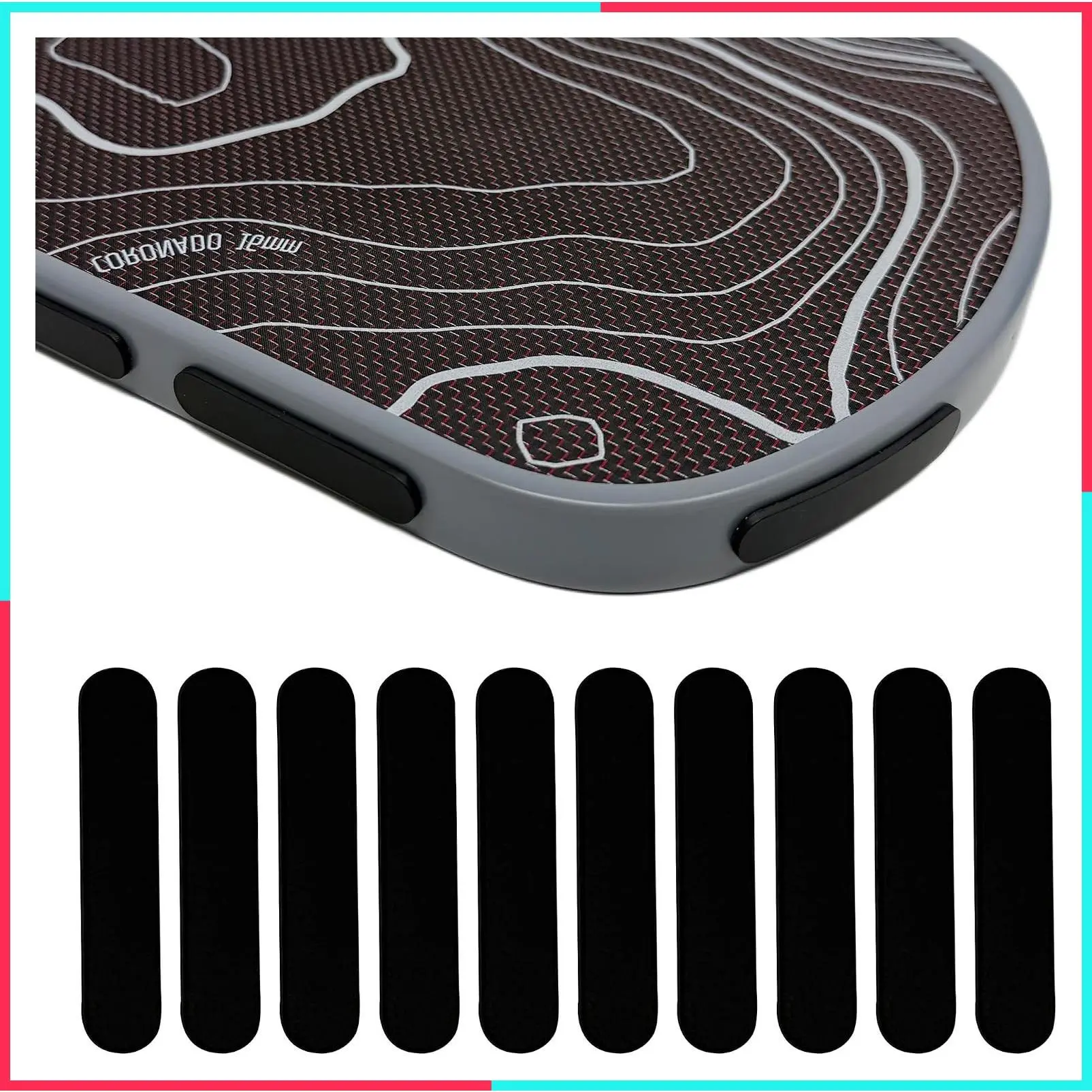 Tungsten Weighted Tape Strips for Pickleball Paddles - Non-Toxic Lead Alternative, 30g Strips