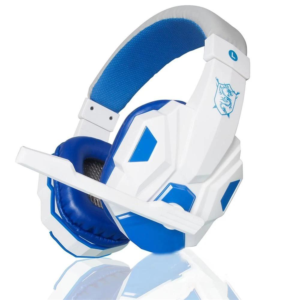 Rechargeable Bluetooth Surround Soundbar Wired Gaming Headsets with 120° Adjustable Noise Cancelling Microphone for PS4 PS5 Xbox Smartphone Laptop High-fidelity HD Microphone Ultra-low Bass Comfortable Design 40mm Speaker 20-20,000hz Frequency Range