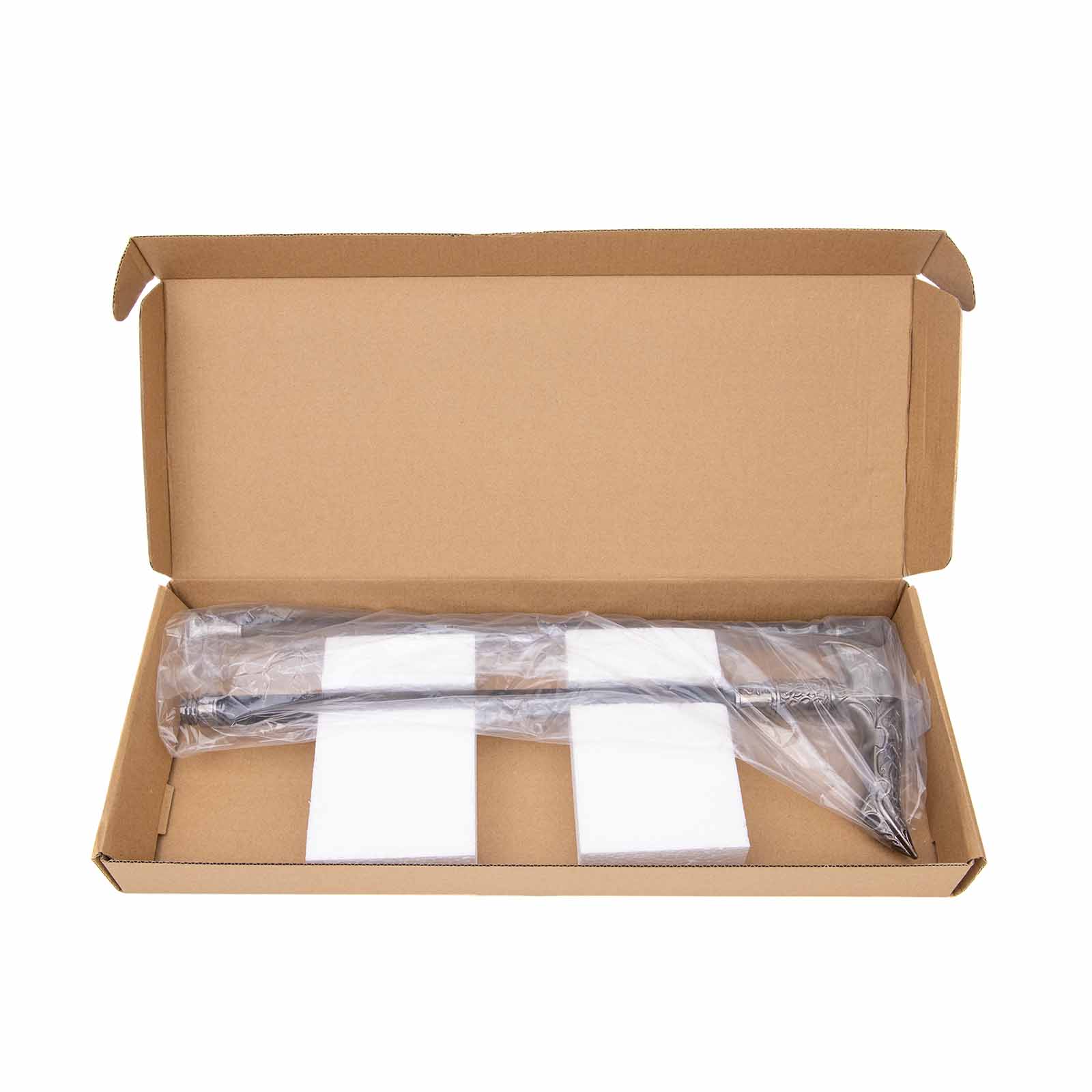 36.61 Inch Reaper Sickle Fashion Stick | Cospaly Retro Party Fashion Cane Cross, Alloy Material, Silvery Grey for Role Playing and Party, For Cosplay & Party