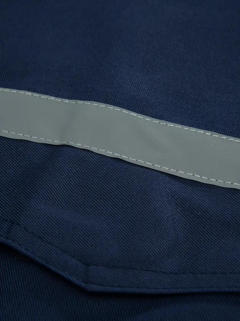 HOMUG Men's One-Piece Overalls Set, Wear-Resistant and Breathable, with Velcro and Zippers, Men's Spring and Autumn Work Pants, Suitable for Mechanical Maintenance and Workshop Work. SpringStatements