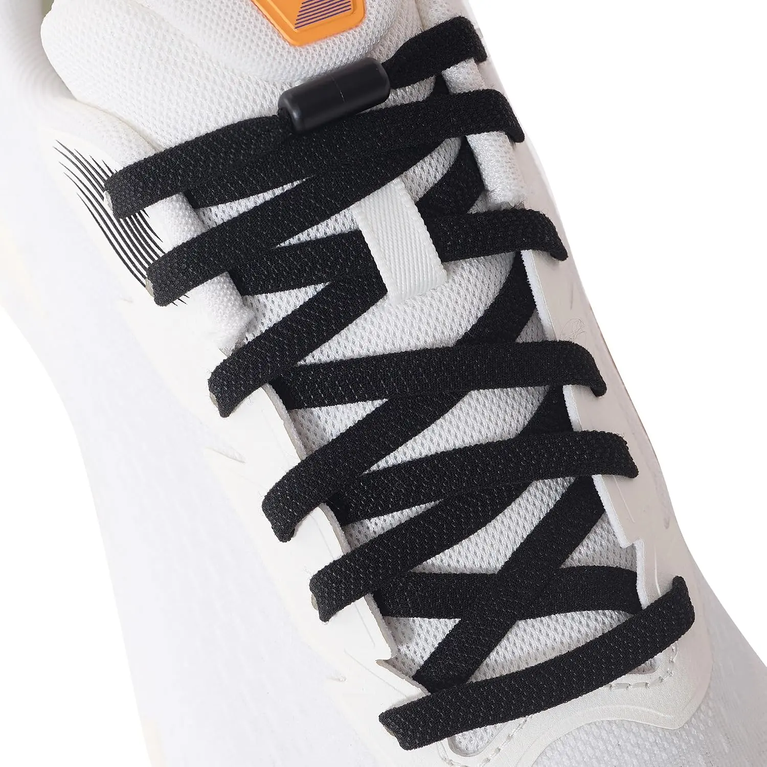 4 Pairs Elastic Shoe Laces for  & Adults, No Tie Laces for Sneakers, 28/45/54 Inch