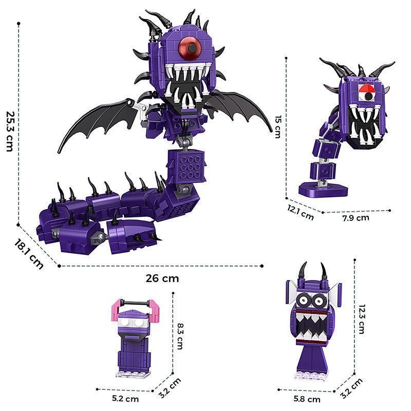 Sprunki Blocks Toys Sprunki Building Blocks Model Children's Educational Oren Wenda Building Block Toys for Kids Birthday Gift popular