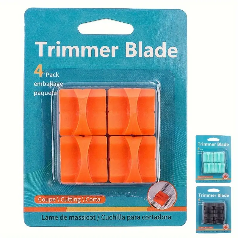 4pcs Upgrade Your Paper Trimmer with a Premium Replacement Blade - Perfect for A4 Black and White Paper!