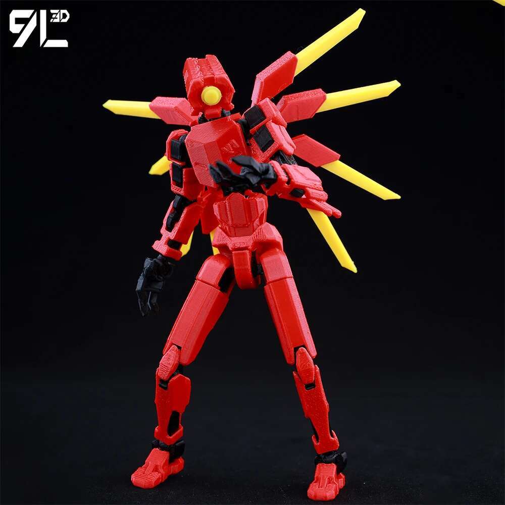 Lucky13 Dummy13 Ultrakill V1 Series Anime Characters-3D Printed Multi-Jointed Deformable Body Posing Model Multi-color Toys Gift Lucky13 Dummy13 Ultrakill V1 Series Anime Characters-3D Printed Multi-Jointed Deformable Body Posing Model Multi-color Toys Gift
