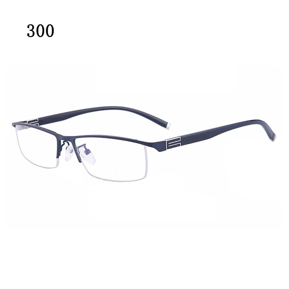 Automatic Adjustment Glasses for Farsightedness And Nearsightedness |   Ergonomically Designed with Magnification, Semi-Rimless Plastic Frame, ABS Lenses, Includes Case, Without Battery
