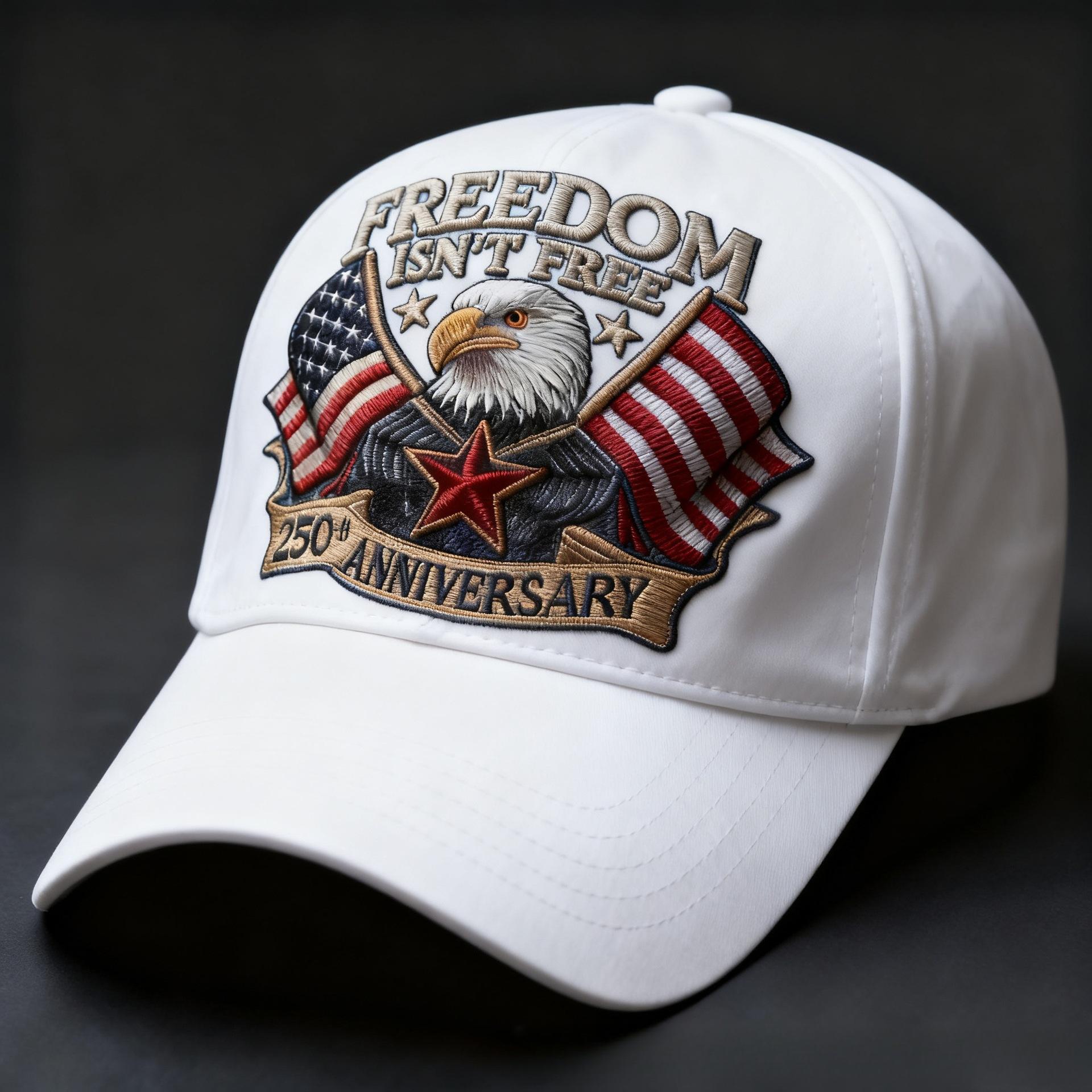2026 New Printed Hat Marine Corps 250th Anniversary Cap Baseball Cap with National Flag