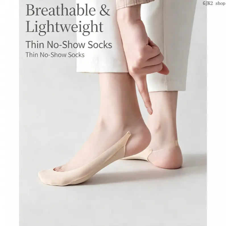 Women No‑Show Socks, Non‑Slip Invisible Liner Socks, Soft Low Cut Socks For Flats Shoes, 4/6‑Pairs