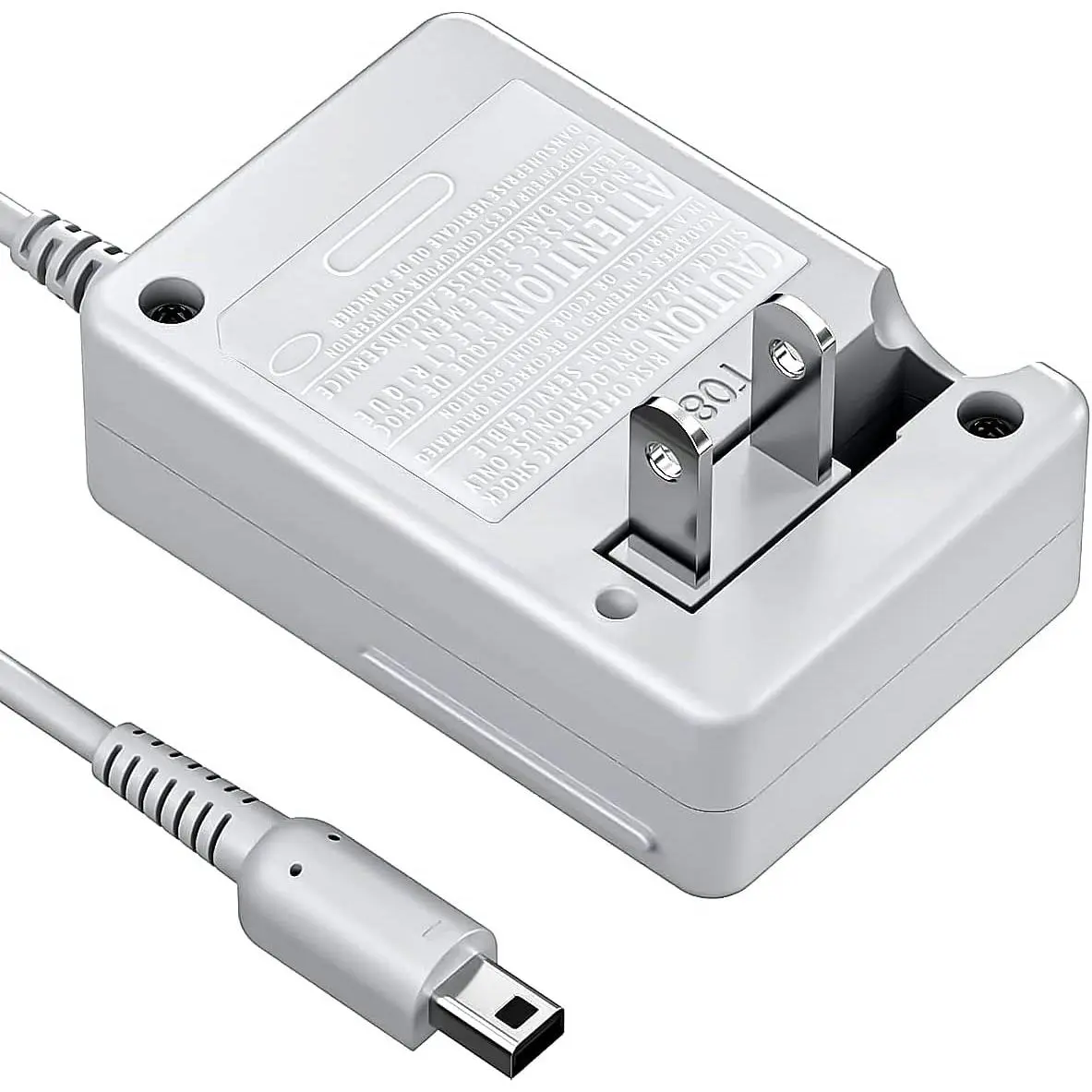 3DS Charger,  3DS Charger Compatible with  3DS/ DSi/DSi XL/ 2DS/ 2DS XL/ 3DS 100-240V Wall Plug Adapter
