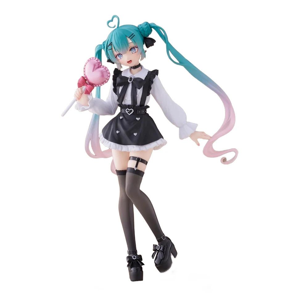19cm Sexy Girl Hatsune Miku Anime Figure Fashion Subclture Miku Action Figure Room Decorations PVC Collection Model Doll Toys