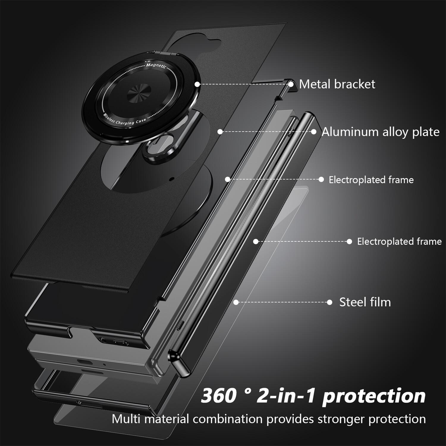 [LX]For Samsung Galaxy Z Fold 6/5/4/3 Shockproof Magnetic Ring Case Screen Protector Protection Protective TikTokShopBacktoSchool
