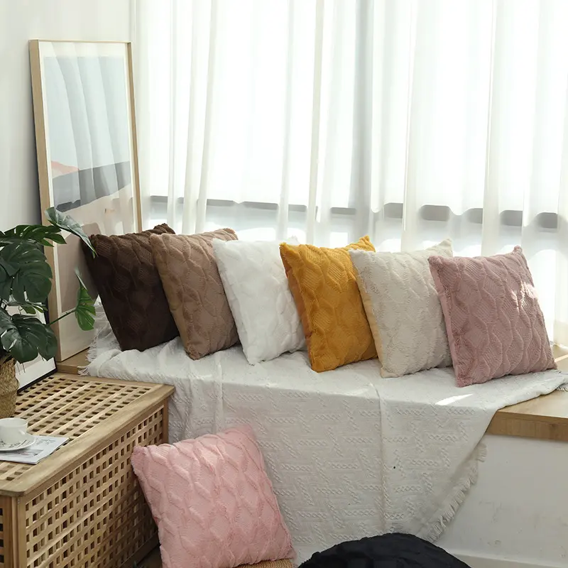 best-selling ins sofa pillow cover, solid color diamond-shaped pillow, backrest pillow, bed cushion, headboard cushion