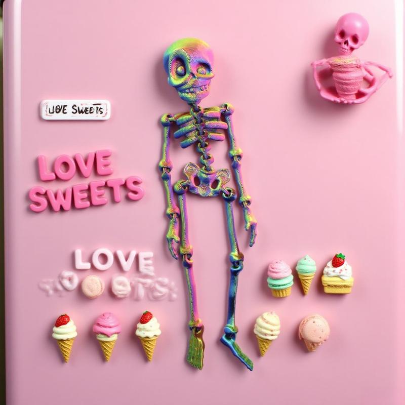 FuRise Magnetic Skeleton Action Figure – 3D Printed Art Toy, Movable Deformable Skeleton Figurine, Halloween Decor & Gift,Magnetic Skeleton Toy,FuRise 3D Printed Skeleton,Articulated Skeleton Action Figure