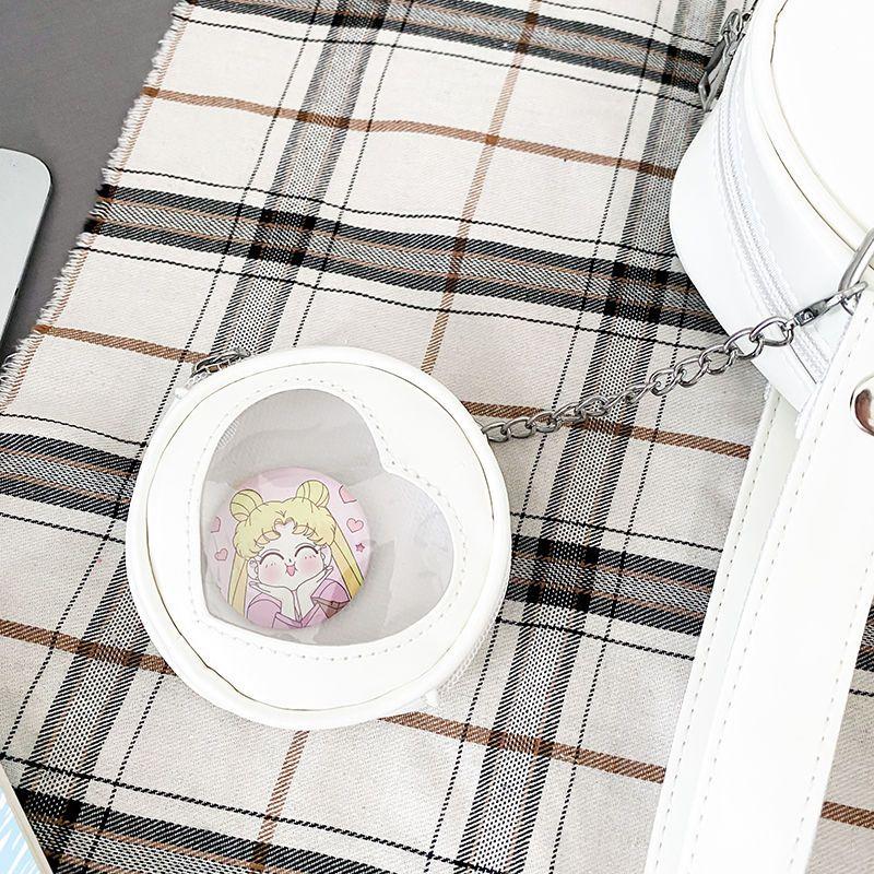 Women Japanese Style Trend Kawaii Candy Color Large Capacity Ita Bag Fashion Student Preppy Shoulder Bag Messenger Crossbody Bag