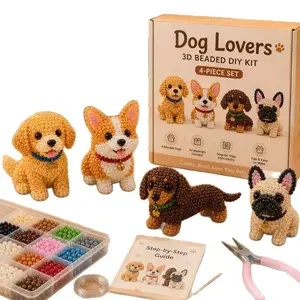 Petite 3D Beaded Animal Craft Kit DIY Animal Beads