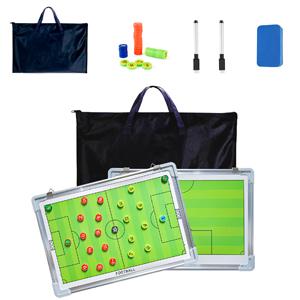 Soccer Coaching Board with Magnets and Marker Pen, Magnetic Soccer Coach Board, Soccer Dry Erase Whiteboard Clipboard, Coach Training Equipment