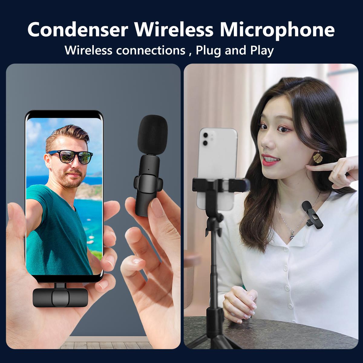 Type C Wireless Lavalier Microphone.for Ios Mic Studio Karaoke Interview Sound Recording Microphone for Wireless Lavalier Mic Microphone Accessories Type C Wireless Lavalier Microphone.for Ios Mic Studio Karaoke Interview Sound Recording Microphone for Wireless Lavalier Mic Microphone Accessories