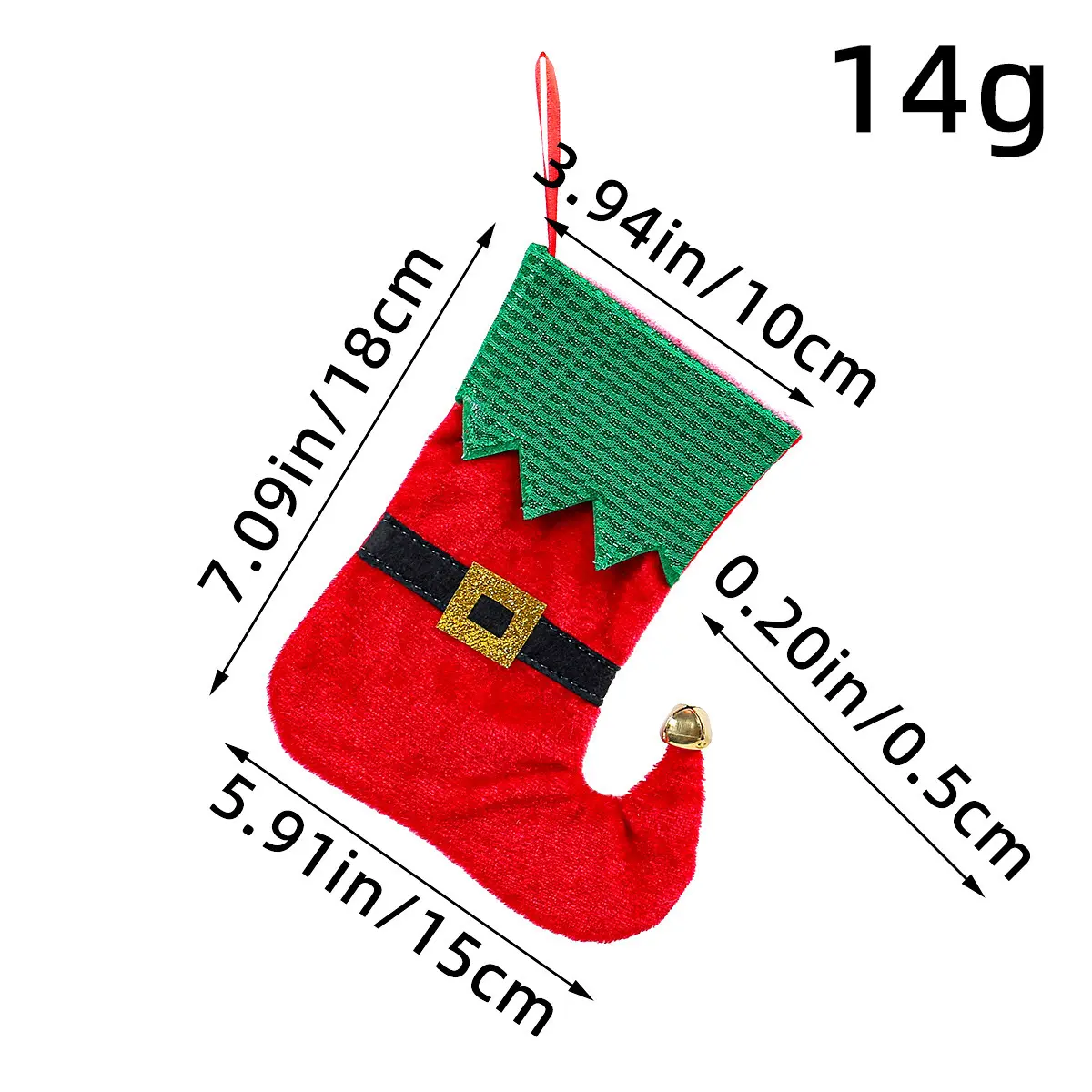 2026 New Arrival Christmas Themed Belted Socks |   Christmas Tree Hanging Ornaments, Candy & Gift Storage Stockings for Mall Holiday Decor, Wearable Daily Sports Socks for Christmas Parties