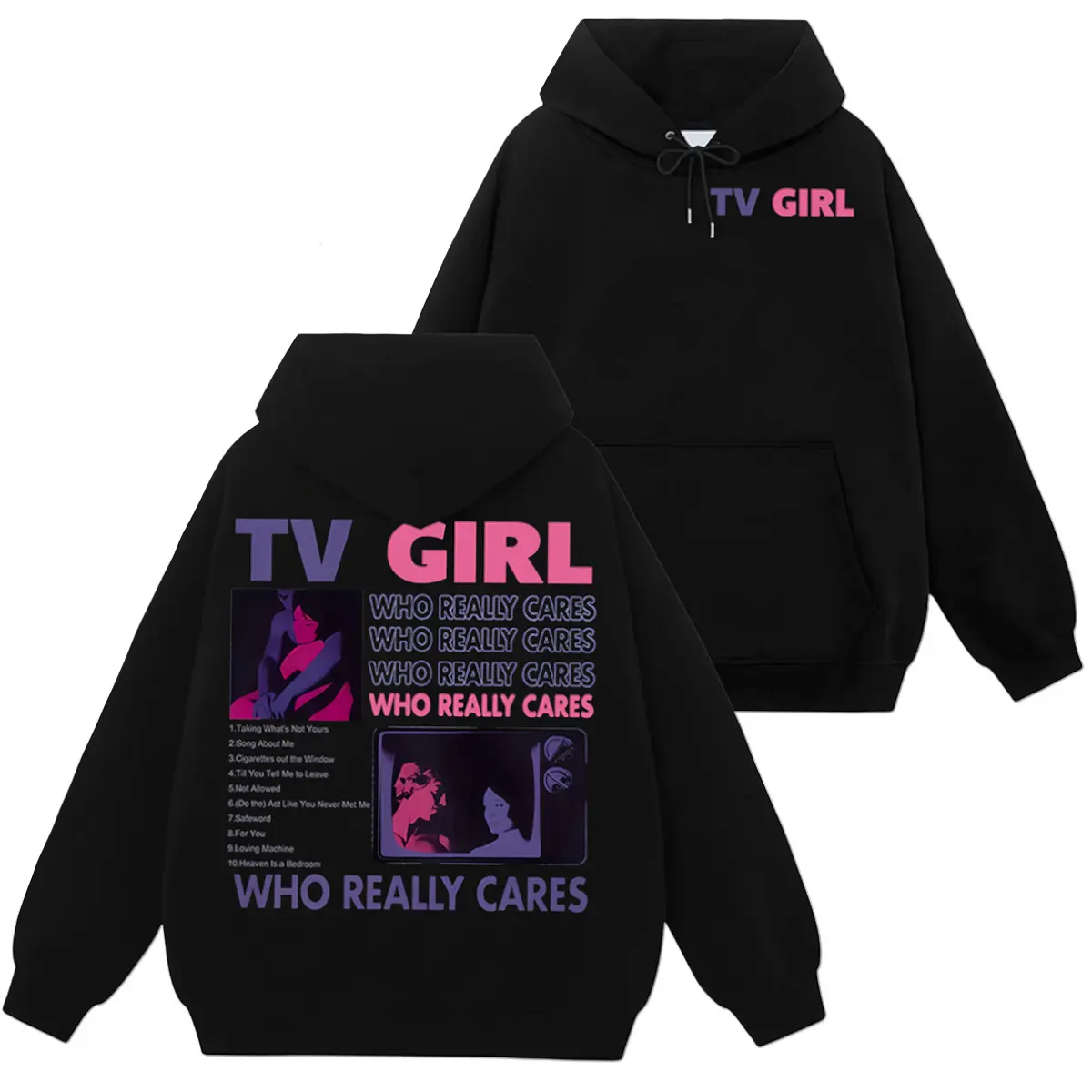 Unisex Vintage Graphic Pullover Hoodie, Soft Cozy Retro Music Inspired Print Casual Sweatshirt, Oversized Comfort Outerwear Top, Ideal Holiday Birthday Gift For Indie Music Lovers Daily Streetwear Outfit