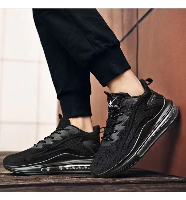 2026 Flyknit Running Shoes for Men, New Spring Model, Shock-Absorbing Air Cushion Sports Shoes, Casual Shoes for Men, Versatile