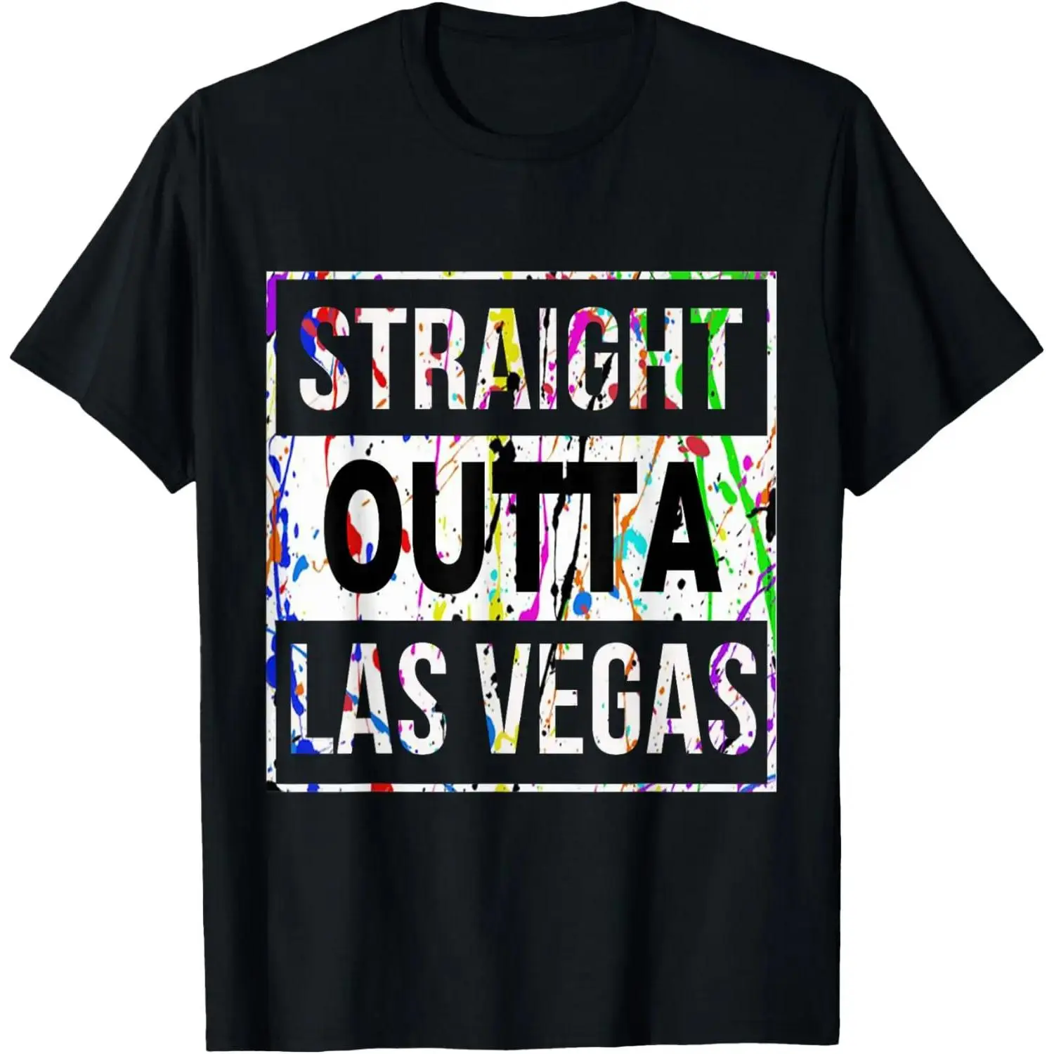 100% Cotton Straight Outta Las Vegas Shirt, Funny Las Vegas T-Shirt T-Shirt.,cnashirt,fall
