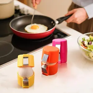 Stainless Steel Egg Opener Set – 3PCS for Effortless Egg Cracking, Cutting & Separating