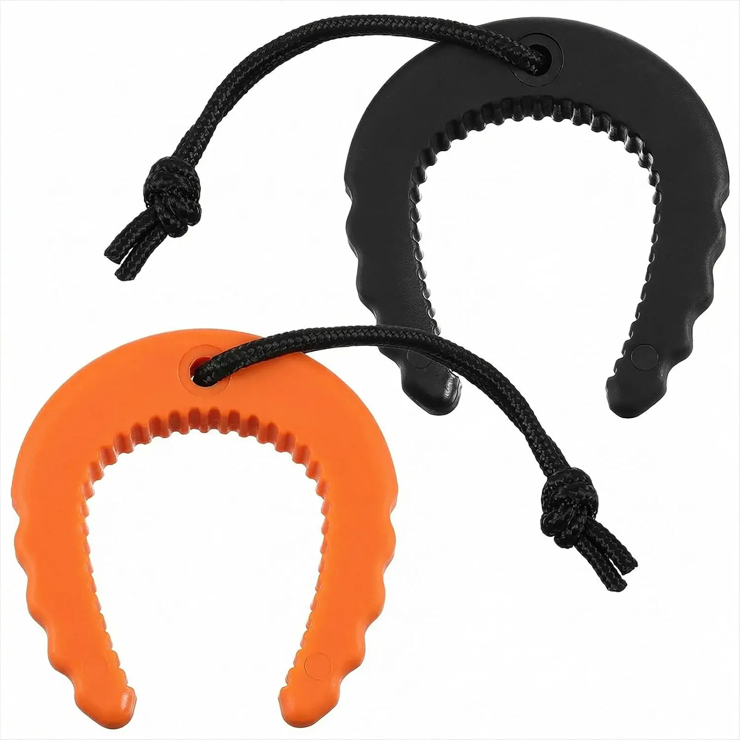 2 count Door Jam, Door Wedge Stopper, First Responder Doors Stop,  Law Enforcement Tool, Rubber Doors Stopper with Nylon Paracord Attachments for Easy Grab Access