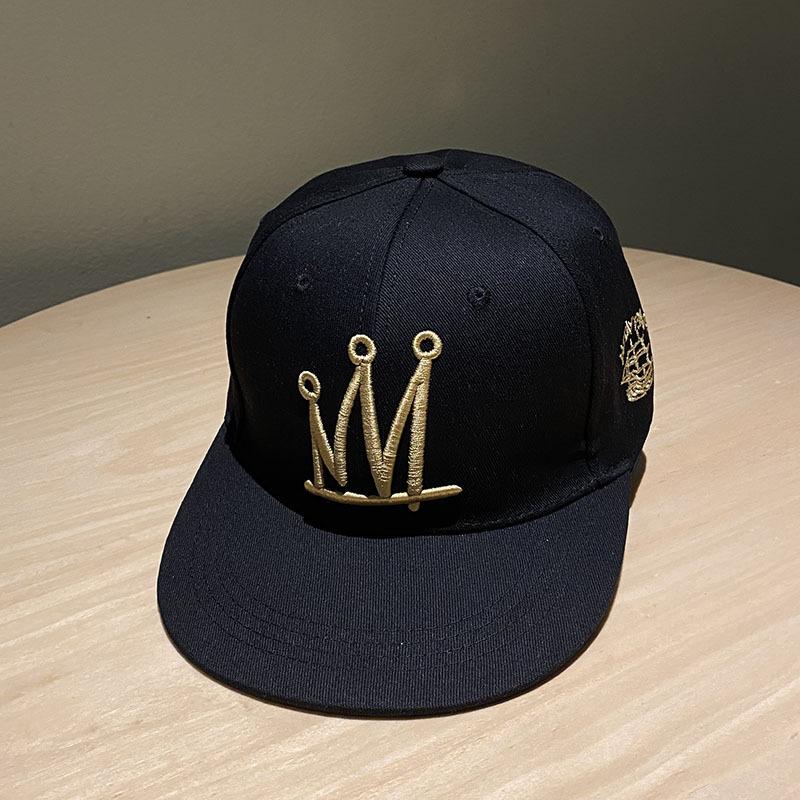Crown model 👑   Cross-border hip-hop cap, trendy flat-brim baseball cap for women, spring and summer flat-brim hat, street dance hat