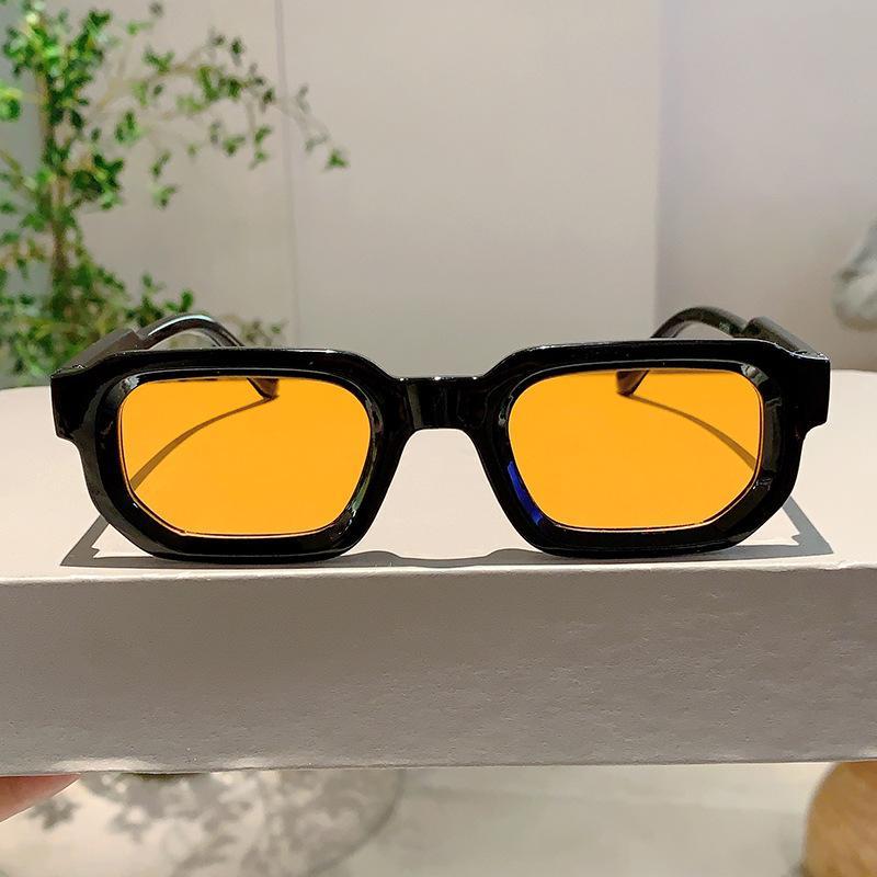 6-Pack Luxury Vintage Sunglasses - Unisex Rectangle Frame 400 Retro Fashion Eyewear